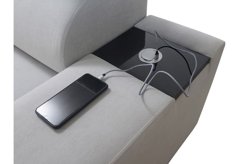 Morenia 3-sits Hörnbäddsoffa Vänster - Vit - Möbler - Soffa - Bäddsoffa