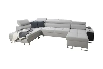 Morenia 4-sits Bäddsoffa Vänster - Vit - Möbler - Soffa - Bäddsoffa