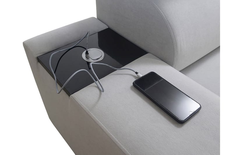 Morenia 4-sits Bäddsoffa Vänster - Vit - Möbler - Soffa - Bäddsoffa