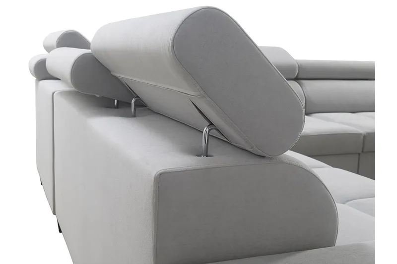 Morenia 4-sits Hörnbäddsoffa Höger - Ljusgrå - Möbler - Soffa - Bäddsoffa