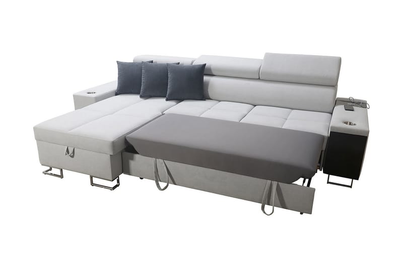 Morenia 4-sits Hörnbäddsoffa Höger - Svart - Möbler - Soffa - Bäddsoffa
