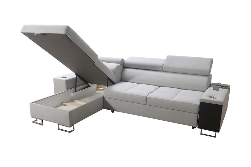 Morenia 4-sits Hörnbäddsoffa Höger - Svart - Möbler - Soffa - Bäddsoffa