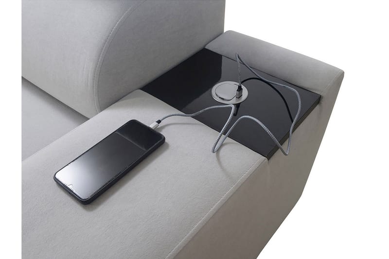 Morenia 4-sits Hörnbäddsoffa Vänster - Ljusgrå - Möbler - Soffa - Bäddsoffa