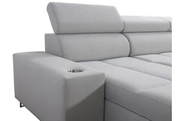 Morenia 4-sits Hörnbäddsoffa Vänster - Ljusgrå - Möbler - Soffa - Bäddsoffa