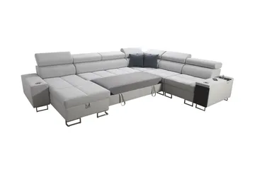 Morenia 4-sits Hörnbäddsoffa Vänster - Ljusgrå - Möbler - Soffa - Bäddsoffa