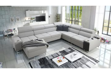Morenia 4-sits Hörnbäddsoffa Vänster - Vit - Möbler - Soffa - Bäddsoffa