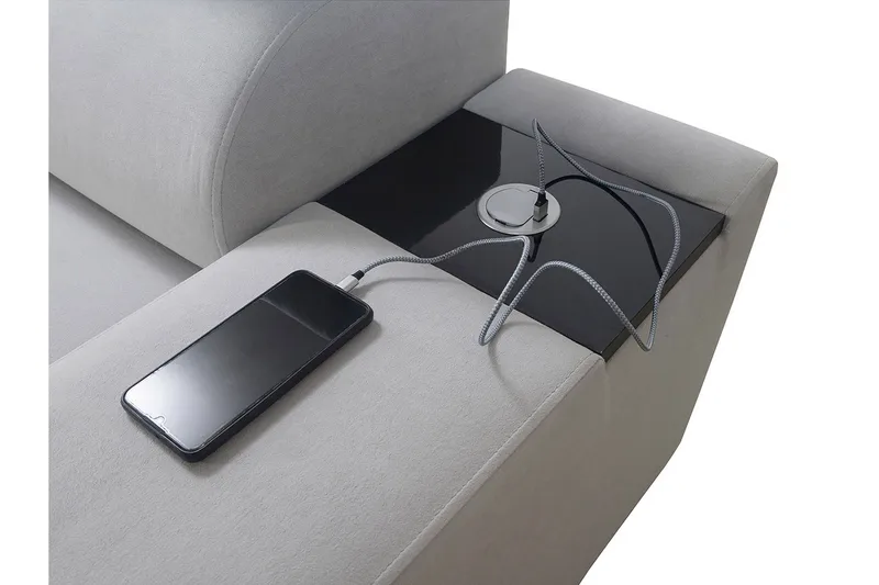 Morenia 4-sits Hörnbäddsoffa Vänster - Vit - Möbler - Soffa - Bäddsoffa