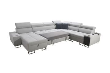 Morenia 4-sits Hörnbäddsoffa Vänster - Vit - Möbler - Soffa - Bäddsoffa