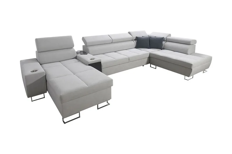 Morenia 6-sits Bäddsoffa, Vit