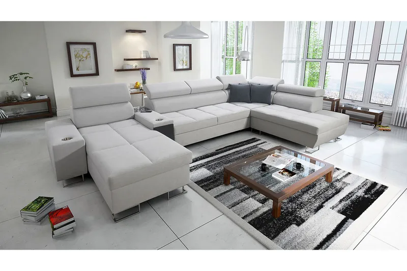 Morenia 6-sits Bäddsoffa - Vit - Möbler - Soffa - Bäddsoffa