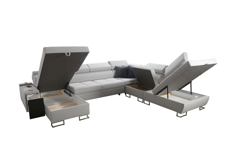Morenia Bäddsoffa m. Divan och Schäslong - Möbler - Soffa - Bäddsoffa