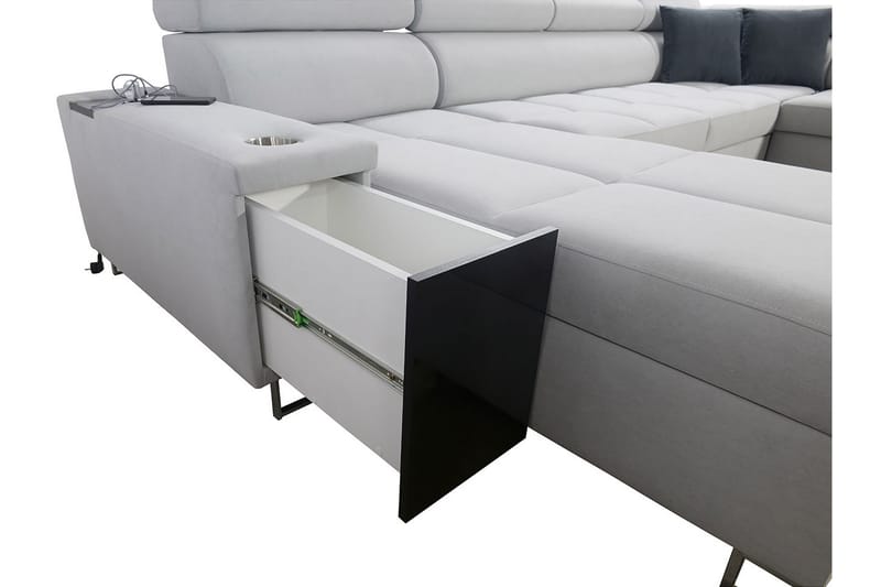 Morenia Bäddsoffa m. Divan och Schäslong - Möbler - Soffa - Bäddsoffa