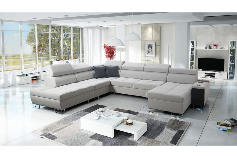 Morenia Bäddsoffa m. Divan och Schäslong - Möbler - Soffa - Bäddsoffa