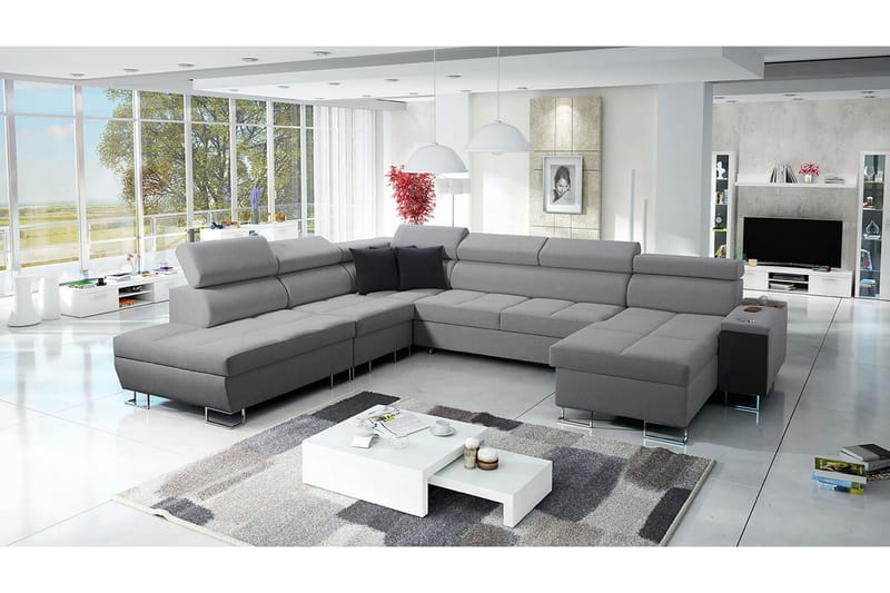 Morenia Bäddsoffa m. Divan och Schäslong - Möbler - Soffa - Bäddsoffa