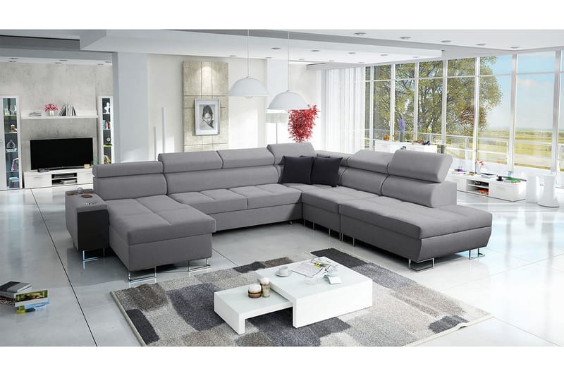 Morenia Bäddsoffa m. Divan och Schäslong - Möbler - Soffa - Bäddsoffa