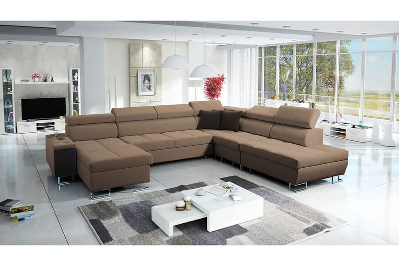 Morenia Bäddsoffa m. Divan och Schäslong - Möbler - Soffa - Bäddsoffa
