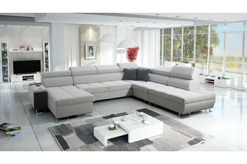 Morenia Bäddsoffa m. Divan och Schäslong - Möbler - Soffa - Bäddsoffa