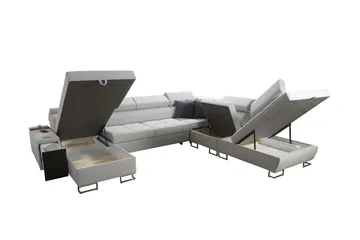 Morenia Bäddsoffa m. Divan och Schäslong - Möbler - Soffa - Bäddsoffa