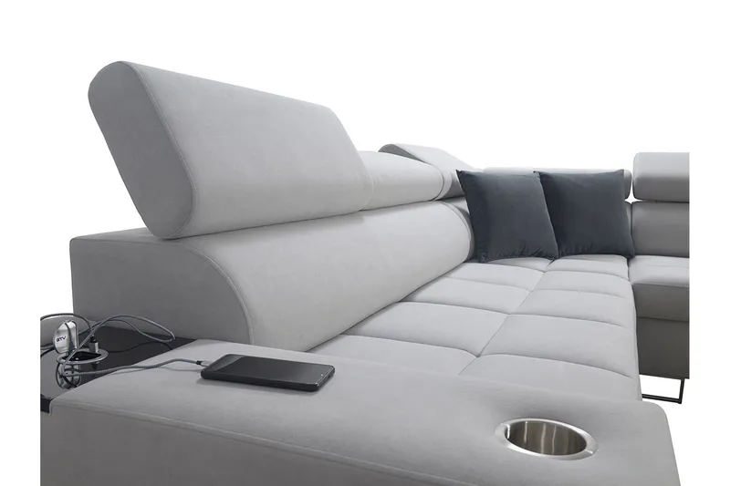 Morenia Bäddsoffa m. Schäslong L-formad - Möbler - Soffa - Bäddsoffa