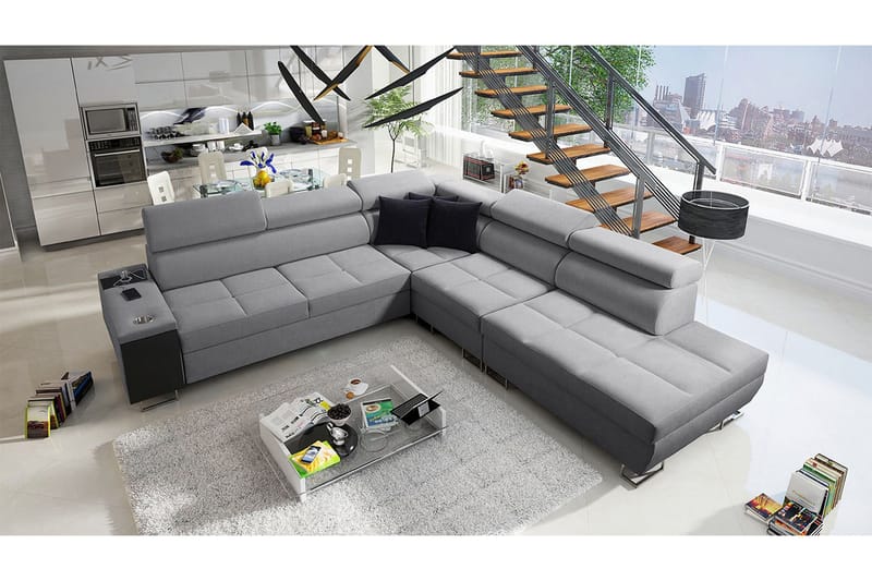 Morenia Bäddsoffa m. Schäslong L-formad - Möbler - Soffa - Bäddsoffa
