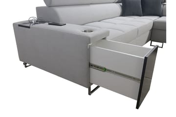 Morenia Bäddsoffa m. Schäslong L-formad - Möbler - Soffa - Bäddsoffa