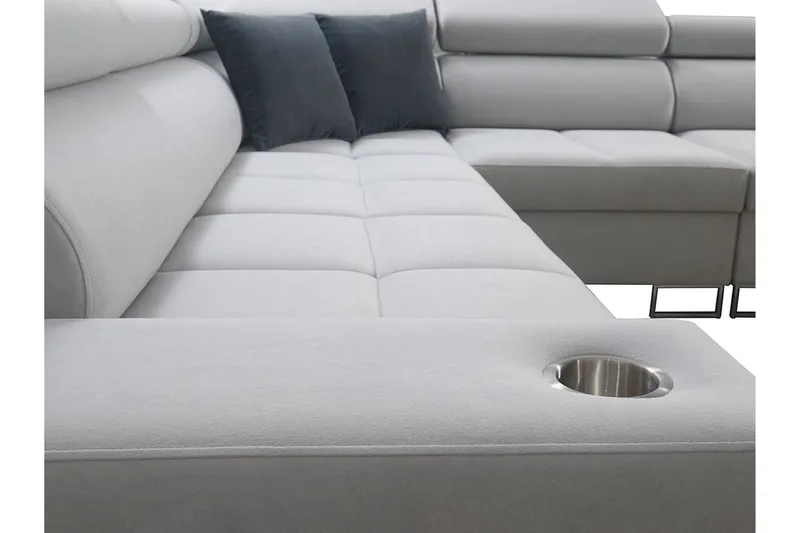 Morenia Hörnbäddsoffa - Vit - Möbler - Soffa - Bäddsoffa