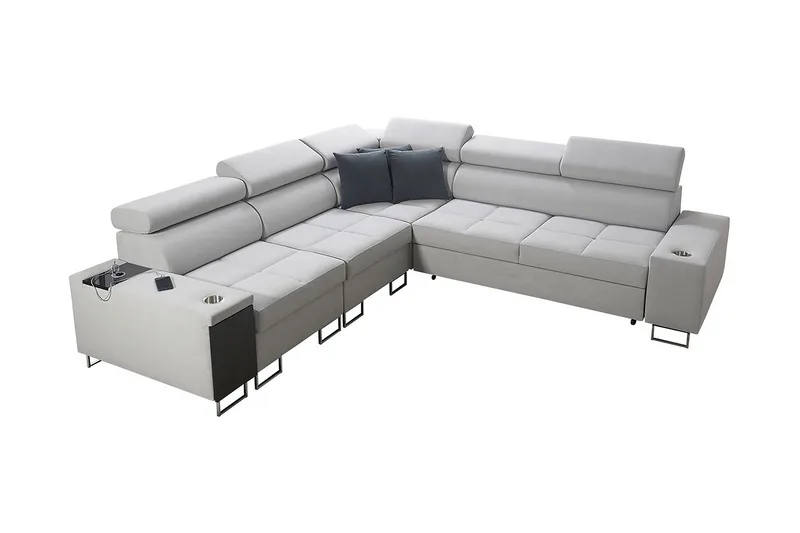 Morenia Hörnbäddsoffa, Vit