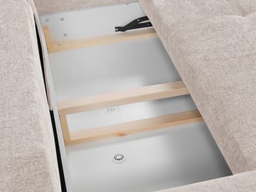 Morvian 3-sits Bäddsoffa med divan - brun - Möbler - Soffa - Bäddsoffa