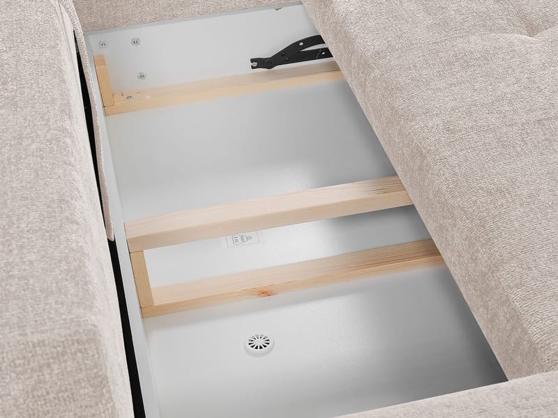 Morvian 3-sits Bäddsoffa med divan - Grå - Möbler - Soffa - Bäddsoffa