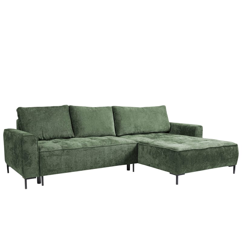 Morvian 3-sits Bäddsoffa med divan - grön - Möbler - Soffa - Bäddsoffa