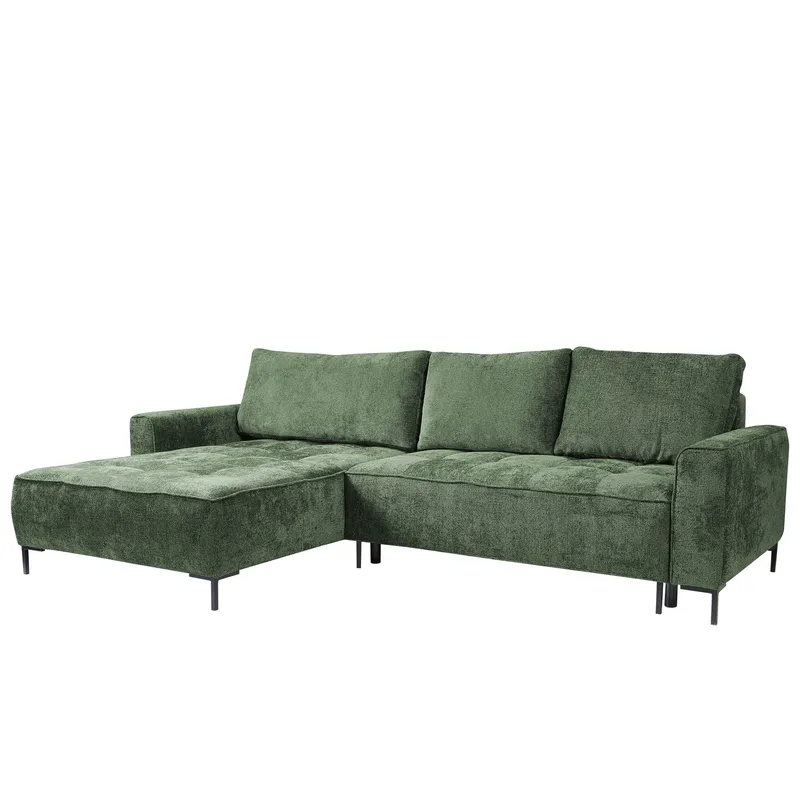 Morvian 3-sits Bäddsoffa med divan - grön - Möbler - Soffa - Bäddsoffa