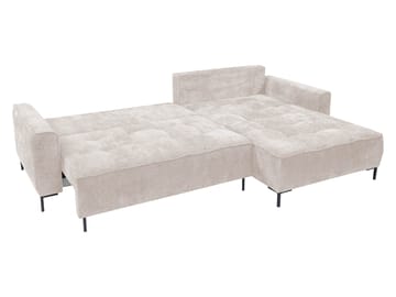Morvian 3-sits Bäddsoffa med divan - ljusgrå - Möbler - Soffa - Bäddsoffa