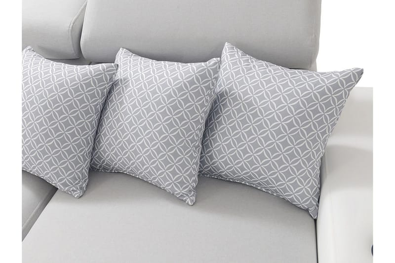 Mumtaz U-Bäddsoffa Divan Höger - Vit/Ljusgrå - Möbler - Soffa - Bäddsoffa