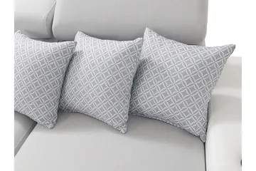 Mumtaz U-Bäddsoffa Divan Vänster - Ljusgrå/Vit - Möbler - Soffa - Bäddsoffa