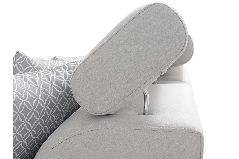 Mumtaz U-Bäddsoffa Divan Vänster - Ljusgrå/Vit - Möbler - Soffa - Bäddsoffa