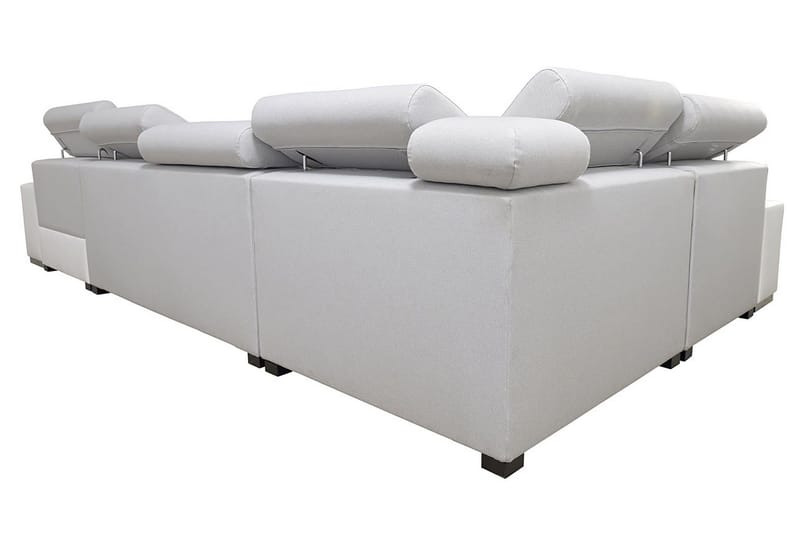 Mumtaz U-Bäddsoffa Divan Vänster - Ljusgrå/Vit - Möbler - Soffa - Bäddsoffa
