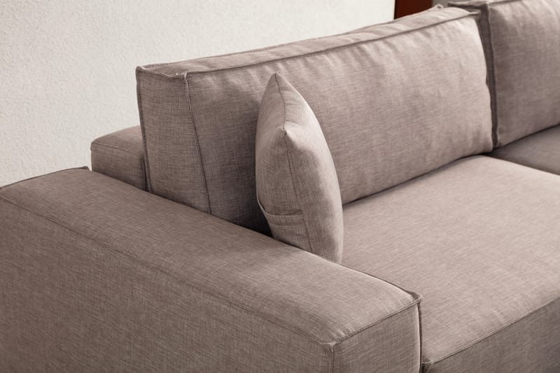 Munehiro Hörnbäddsoffa - Brun - Möbler - Soffa - Bäddsoffa