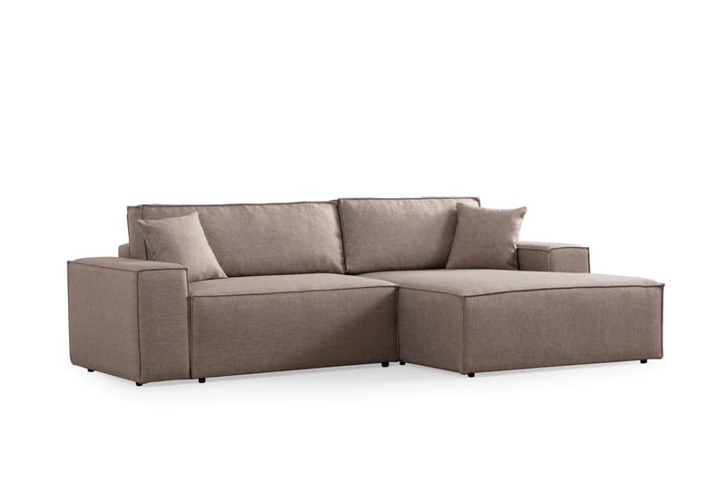 Munehiro Hörnbäddsoffa - Brun - Möbler - Soffa - Bäddsoffa