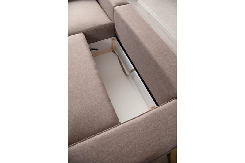 Munehiro Hörnbäddsoffa - Brun - Möbler - Soffa - Bäddsoffa