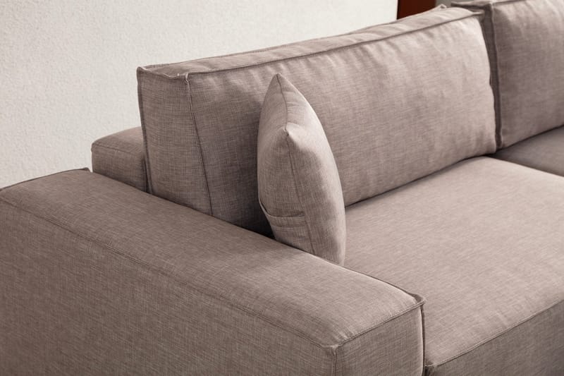 Munehiro Hörnbäddsoffa - Brun - Möbler - Soffa - Bäddsoffa