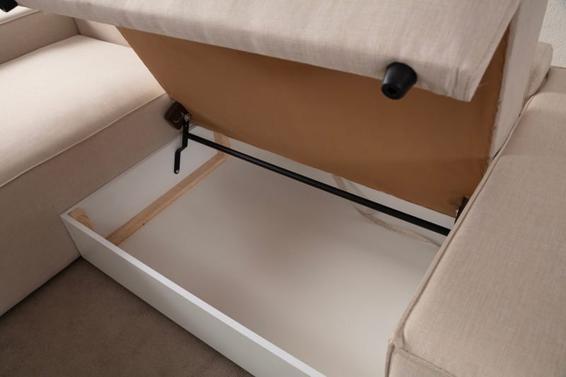 Munehiro Hörnbäddsoffa - Ecru - Möbler - Soffa - Bäddsoffa