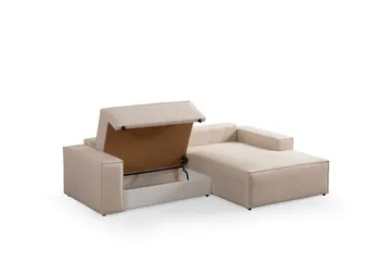 Munehiro Hörnbäddsoffa - Ecru - Möbler - Soffa - Bäddsoffa