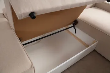 Munehiro Hörnbäddsoffa - Ecru - Möbler - Soffa - Bäddsoffa