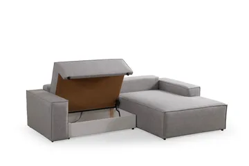 Munehiro Hörnbäddsoffa - Ljusgrå - Möbler - Soffa - Bäddsoffa