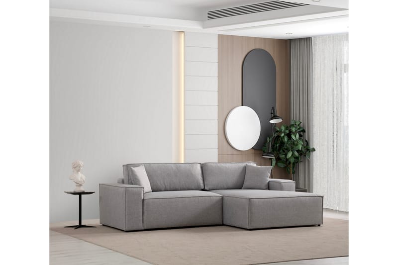 Munehiro Hörnbäddsoffa - Ljusgrå - Möbler - Soffa - Bäddsoffa