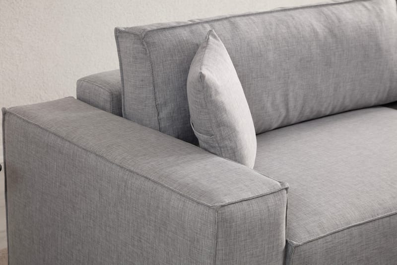 Munehiro Hörnbäddsoffa - Ljusgrå - Möbler - Soffa - Bäddsoffa