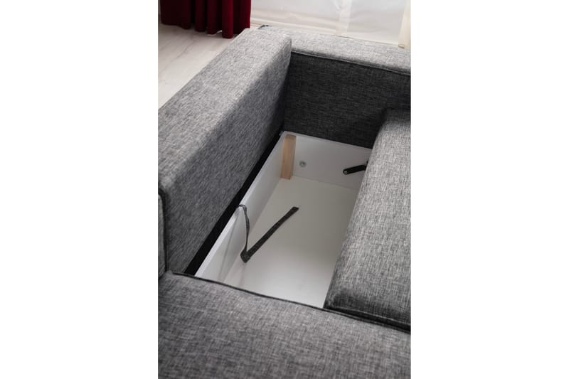 Munehiro Hörnbäddsoffa - Mörkgrå - Möbler - Soffa - Bäddsoffa