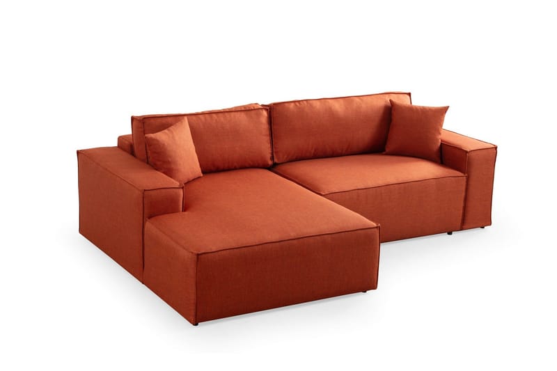 Munehiro Hörnbäddsoffa - Orange - Möbler - Soffa - Bäddsoffa