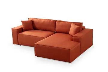 Munehiro Hörnbäddsoffa - Orange - Möbler - Soffa - Bäddsoffa