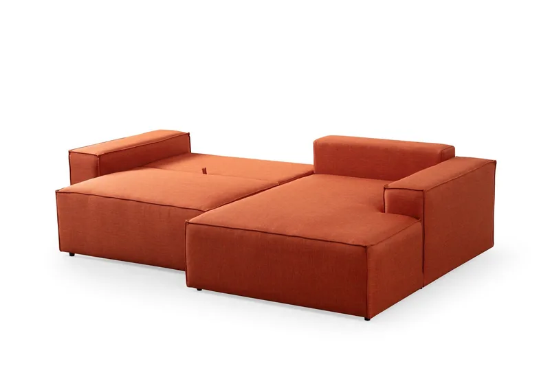 Munehiro Hörnbäddsoffa - Orange - Möbler - Soffa - Bäddsoffa